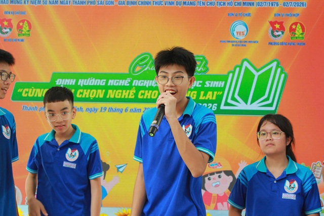 TP. HCM: Phường Đ&ocirc;ng Hưng Thuận tổ chức Chương tr&igrave;nh định hướng nghề nghiệp cho học sinh năm 2026