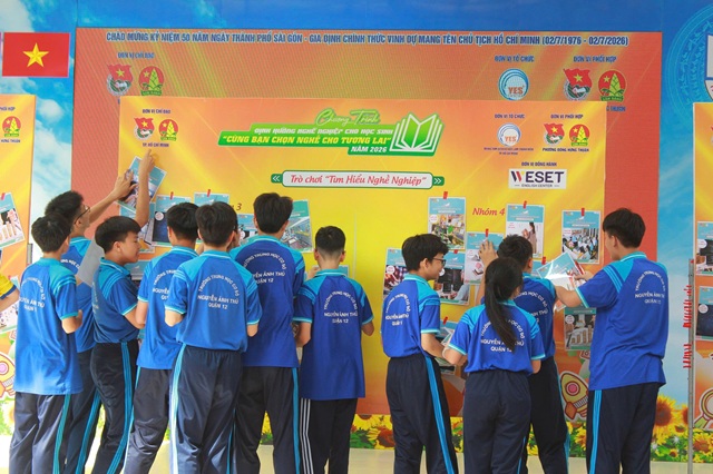 TP. HCM: Phường Đ&ocirc;ng Hưng Thuận tổ chức Chương tr&igrave;nh định hướng nghề nghiệp cho học sinh năm 2026