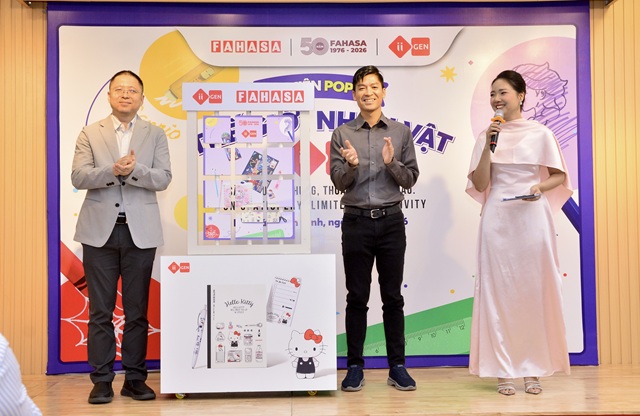 FAHASA phối hợp c&ugrave;ng iiGEN khai mạc Pop-up thế giới nh&acirc;n vật iiGEN
