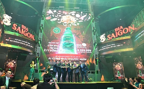 BẬT BIA SAIGON SPECIAL LÊN LỘC TIỀN TỶ