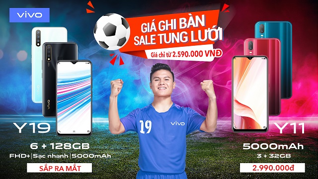 Vivo ra mắt Y19 cùng chương trình ưu đãi “Giá Ghi Bàn, Sale Tung Lưới”
