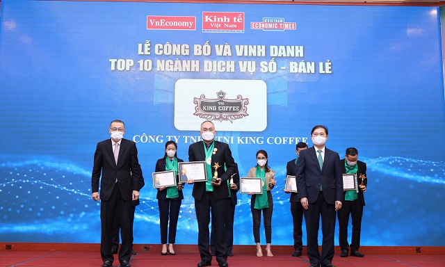 TNI King Coffee được vinh danh Top 10 Thương hiệu Mạnh Việt Nam 2020 - 2021