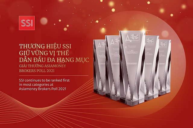 SSI dẫn đầu hạng mục vinh danh tại giải thưởng ASIAMONEY BROKERS POLL 2021