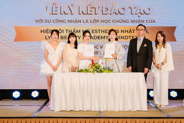 Hiệp Hội Thẩm mỹ Esthetics Nhật Bản và Lyym Beauty Academy ký kết hợp tác đào tạo thẩm mỹ chuyên nghiệp