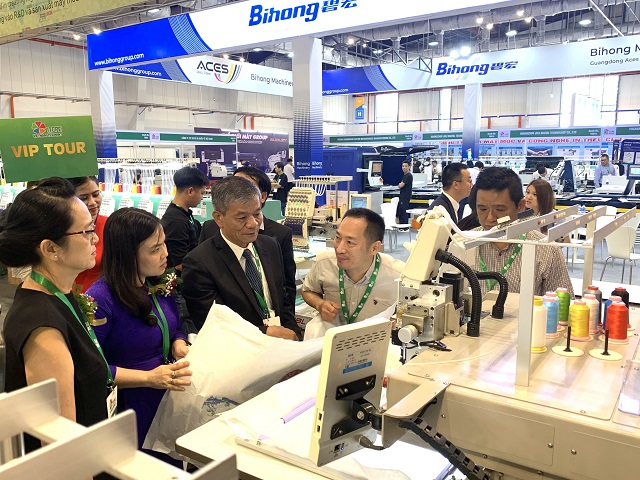 Triển lãm ITCPE - VIETNAM TEXPRINT 2023 chính thức khai mạc tại Bình Dương
