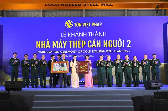 TP. Hải Phòng: Khánh thành Nhà máy Thép Cán Nguội 2- Công ty Cổ phần Tôn Thép Việt Pháp