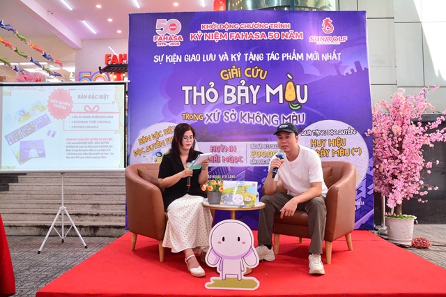 Ra mắt truyện tranh tương tác “ Giải cứu Thỏ Bảy Màu trong Xứ Sở Không Màu”