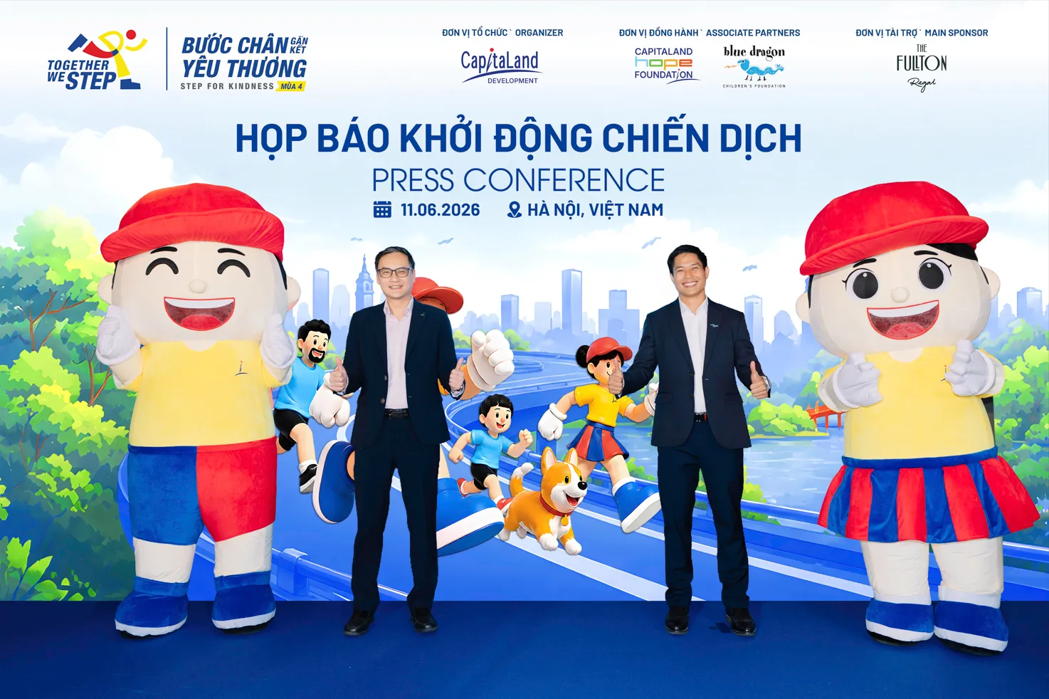 CapitaLand Development khởi động chiến dịch “Bước chân gắn kết yêu thương” lần thứ 4, cam kết tài trợ 98.000 đô la Mỹ đồng hành cùng trẻ em yếu thế