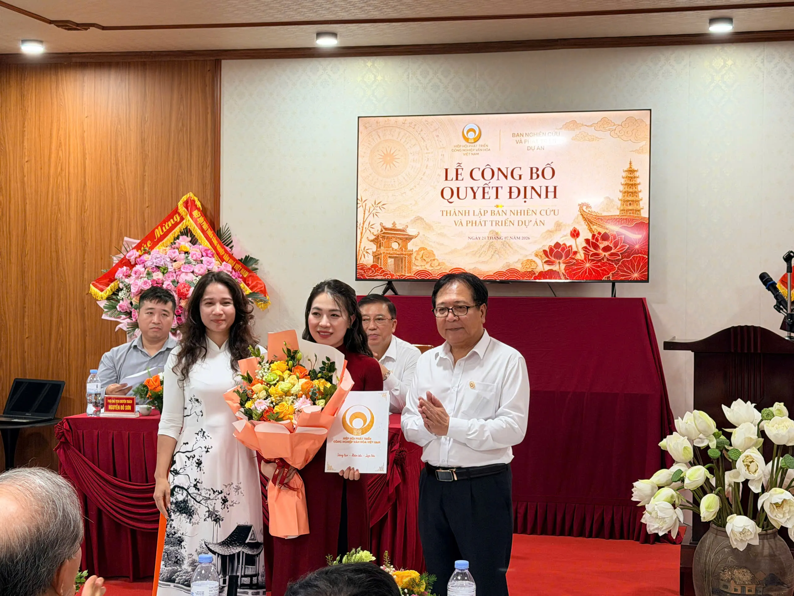 Hiệp hội Phát triển Công nghiệp Văn hóa Việt Nam ra mắt Ban Nghiên cứu Phát triển Dự án
